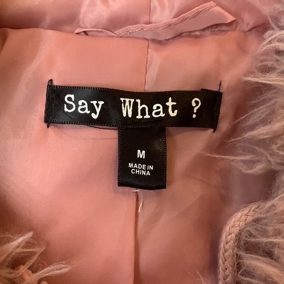 Super soft fuzzy bomber jacket with hood - Picture 4 of 5